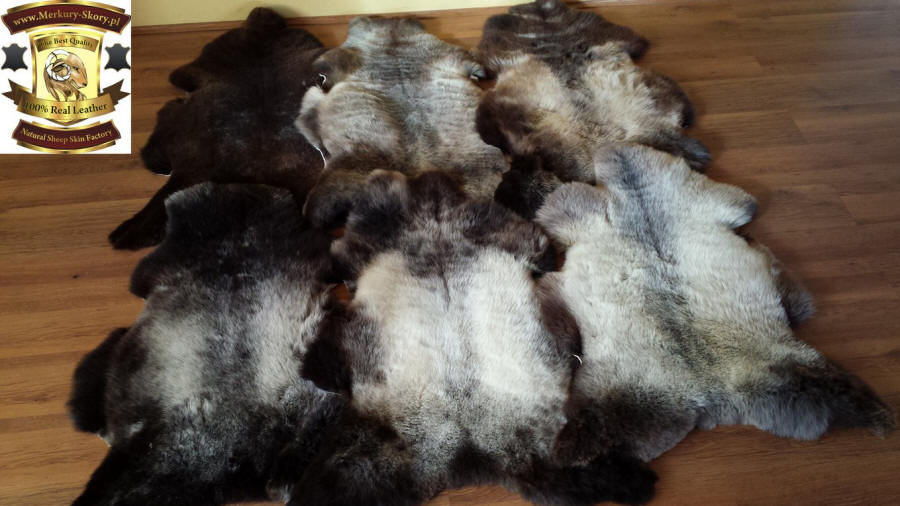 Сurtiduría piel de oveja natural alfombra fabricante al por mayor Polonia 02