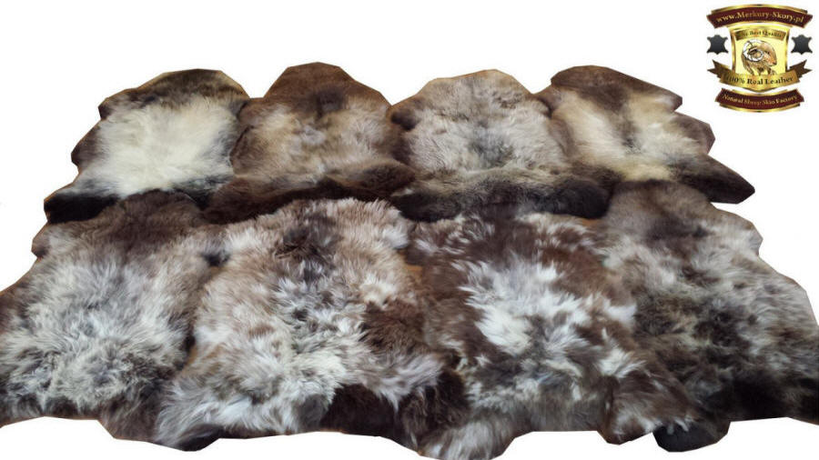 Сurtiduría piel de oveja natural alfombra fabricante al por mayor Polonia 04