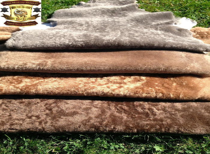 Сurtiduría piel de oveja natural alfombra fabricante al por mayor Polonia